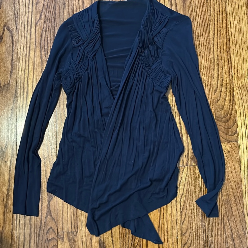 Navy cardigan